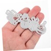 CORHAD 3Pcs Christmas Themed Cutting Dies Durable DIY Craft Stencils