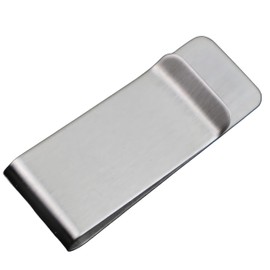 YOFAN Small Men's Slim Money Clip, Stainless Steel Credit Business Card Holder, Pocket Cash Wallet, 2-Inch