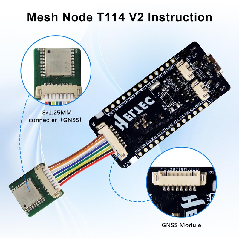 Mesh Node T114 V2 lorawan for Meshtastic Module Binghe Meshtastic