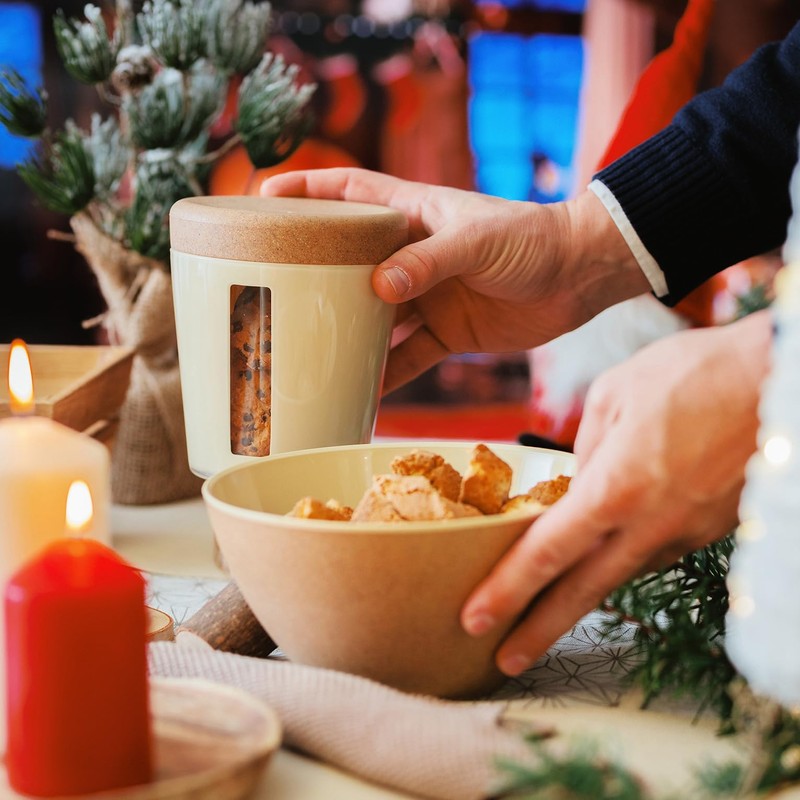 Omada M4442AR Ecoliving 1 lt Food Container (Orange)