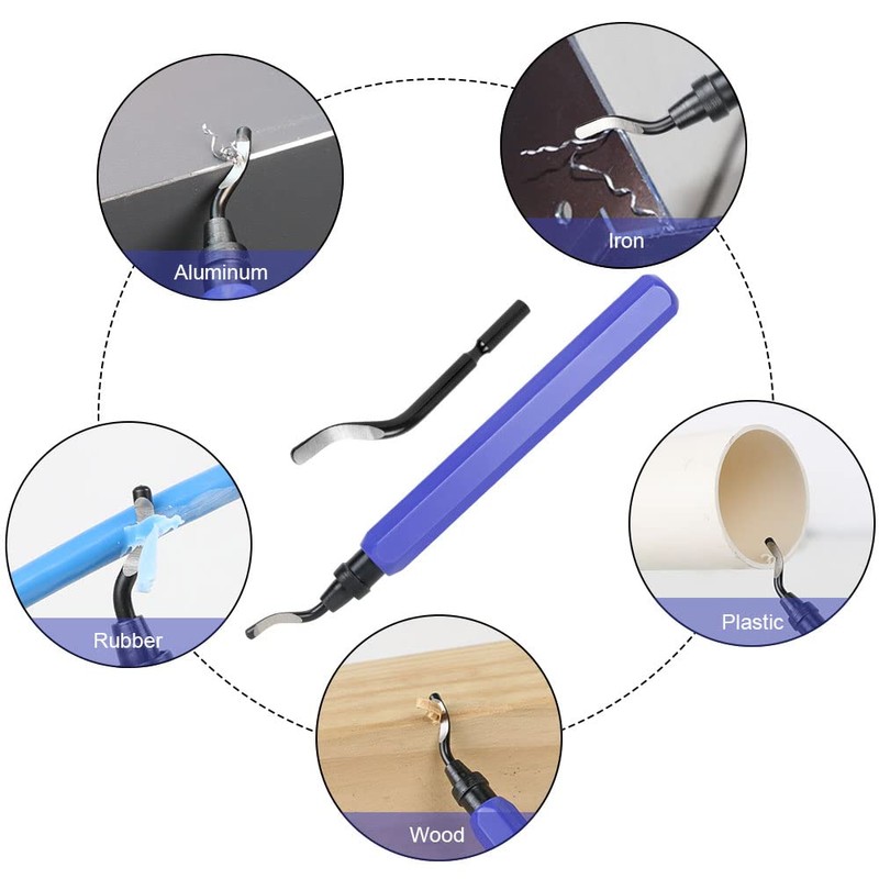 flintronic Universal deburring tool, metal handle, hand deburring tool with