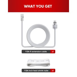 Shine Decor Connecting Wire for Male Female Connectable LED Neon Rope Light & LED Strip