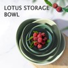 Notakia Salad Decorative Bowls Lotus Shaped Pasta Bowls Dishwasher Safe,
