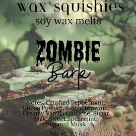 Wax Squishies - 7.5 oz Variety of Scents! Squeeze Wax, Squeezable Wax Melts home fragrance amazing scents:_Zombie Bark