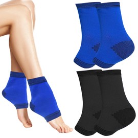 GMHLLES 2 Pairs of Kids Ankle Support Child Ankle Support Elastic Support Sleeve Comfortable and Breathable Provides Stability for Ankles Suitable for Various Sports