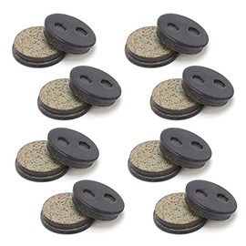 4 Pares de Pastillas de Freno de Disco de Bicicleta, Semimetálicas, Redondas, de Montaña, para Bicicleta Eléctrica, Aceite de Resina Cetona, Kit de Repuesto para Pastillas de Freno de Disco, Accesorio