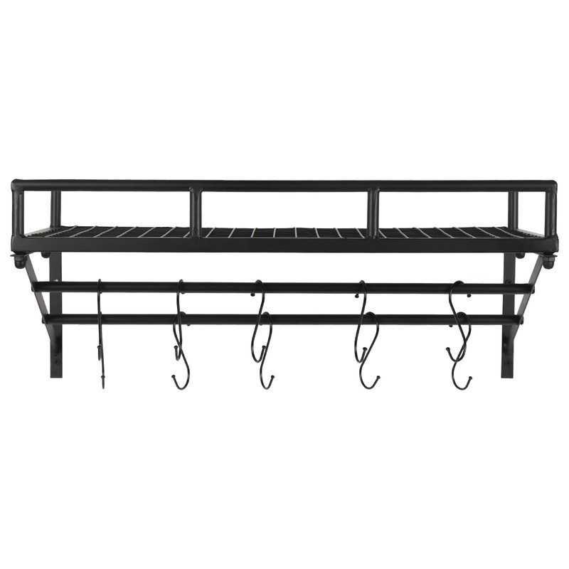 ILWorkTLs Wall Mounted Pot Rack with 2 Hanging Rails and