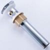 Vessel Sink Drain,Bathroom Pop-up Drain With Detachable Basket Stopper, Anti-Explosion