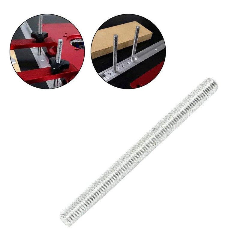 Pack of 10 M8 Threaded Rod, M8 x 100 mm
