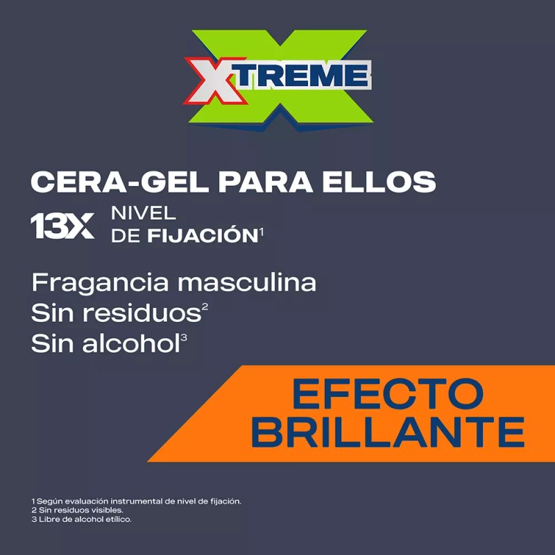 Xtreme Cera gel Xtreme para peinar efecto brillante 250g