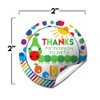 Happy Hungry Caterpillar Themed Birthday Thank You Sticker Labels for