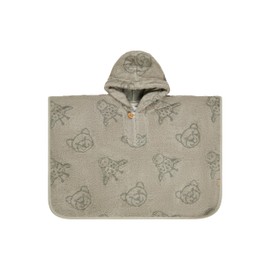 Sterntaler Unisex Kids Lion Leo Baby Bath Poncho, Stone Grey, One Size, stone grey, Unit size