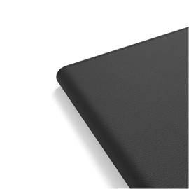 TRU RED Staples Medium Folio Soft Cover Ruled Notebook, Black, 2/Pack (TR54993VS)