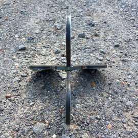 MagnumTarget 3/8" AR500 Reactive Welded Flipping Walking Jumping Jack 4" - 1pc