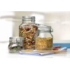 Bormioli Rocco Fido Glass Square Jar, 3 Liter