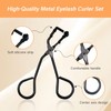 YAFIYGI 2Pcs Mini Eyelash Curler Precision Small Lash Curlers with