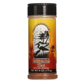 Everglades Heat Seasoning Spicy Blend for Chicken Wings, Chili, Fish & Fries, Add Zest with Red Pepper Heat Made in the USA 6 oz