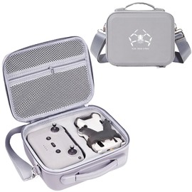 Buziba Storage Bag Carrying Case for DJI Mini 4 Pro Drone Portable Travel Carrying Case Hard Shell Protective Case for RC-N1/N2 Remote Controller and Accessories