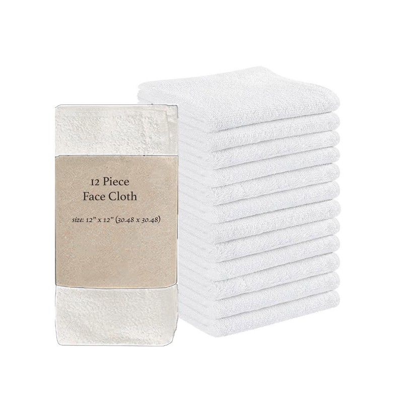 DARWEN STAR Luxury Flannel Face Cloth Set 30 x 30