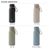 Rivers Beige Vacuum Flask, Stout 2-500 Water Bottle, 16.9 fl