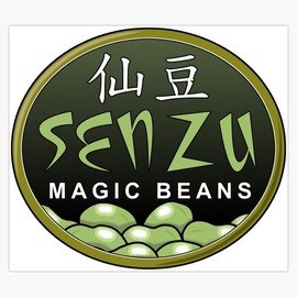 Leyland Designs Magic Beans Bumper Sticker Window Water Bottle Decal 5""