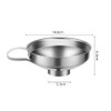 Roto Funnel Wide Mouth Funnel Large Diameter Canning Funnel Stainless