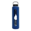 Bluewave 750 ml (25 oz) Borosilicate Glass Water Bottle with