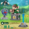 Finger Rock Link Building Set, Game Action Figure Building Kit,