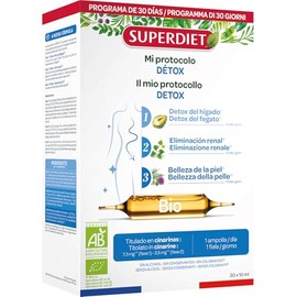 SUPERDIET PROTOCOLLO DETOX 30X15ML - PURIFICAZIONE NATURALE - PRODOTTO IN FRANCIA