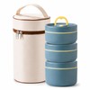 Insulated Lunch Container Set for Adults and Kids - Portable