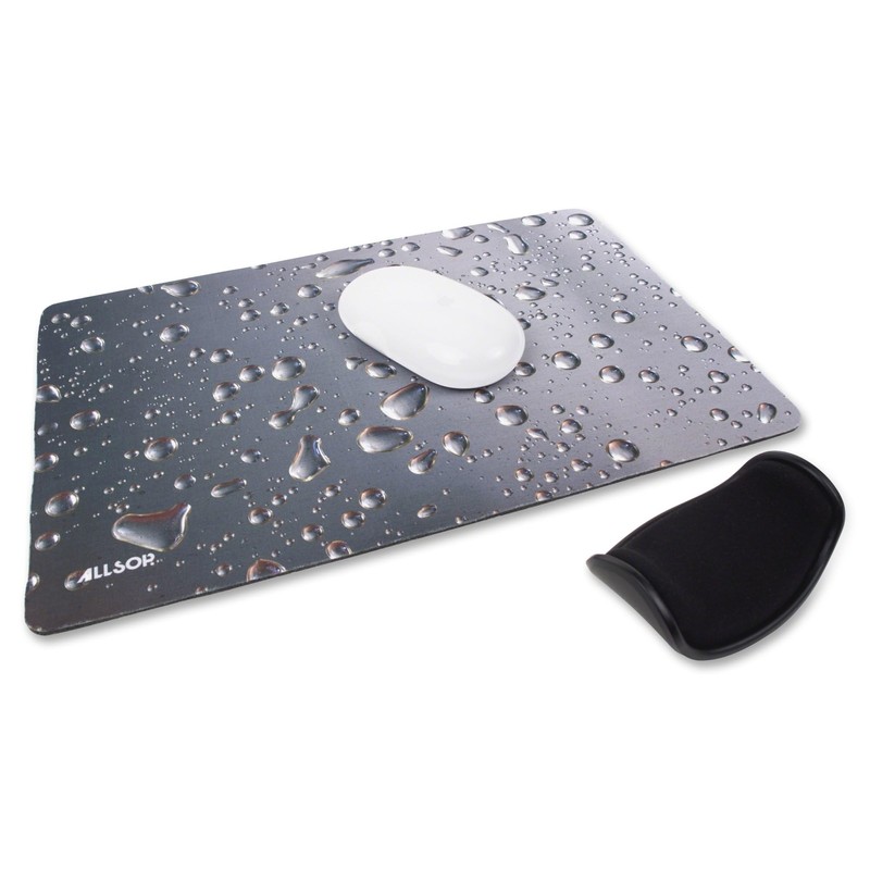 Allsop 29538 Wrist Assist Memory Foam Ergonomic Wrist Rest, Black