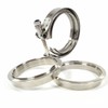 1st-racing 3 in V band Clamp Kit 3" Male/Female Flange
