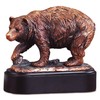 Walking Bear Statue - Bronze