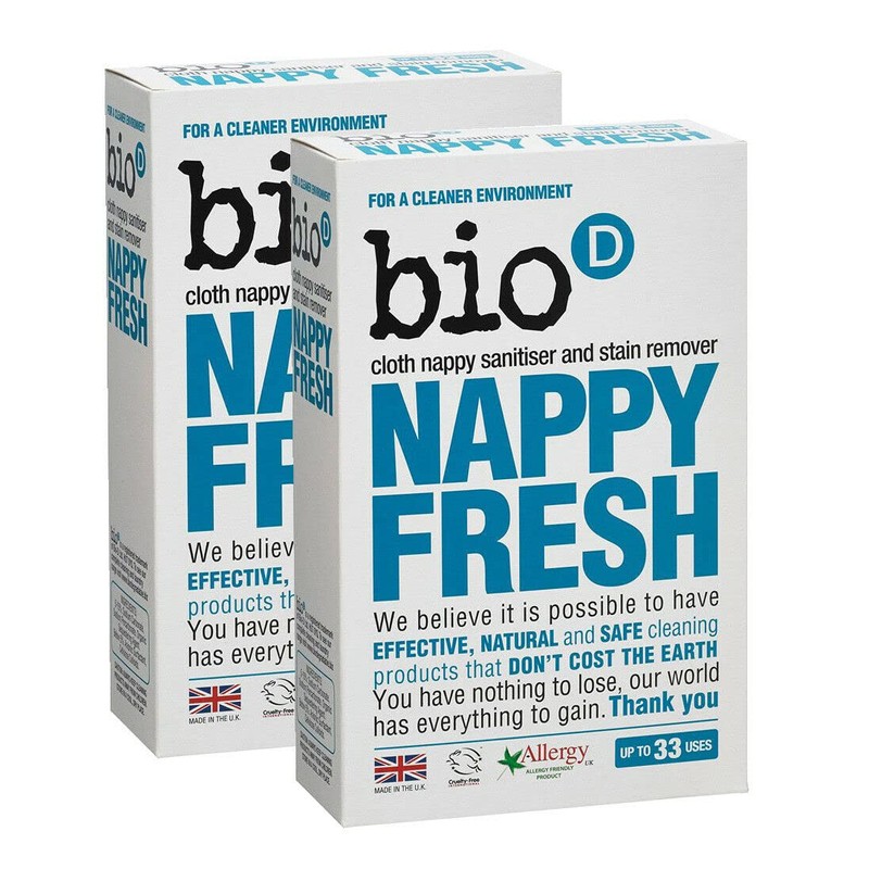Bio-D Nappy Fresh 500g x 2 (Pack of 2)