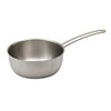 Harumi Kurihara IH Compatible Aluminum Clad Snow Flat Pot 7.1