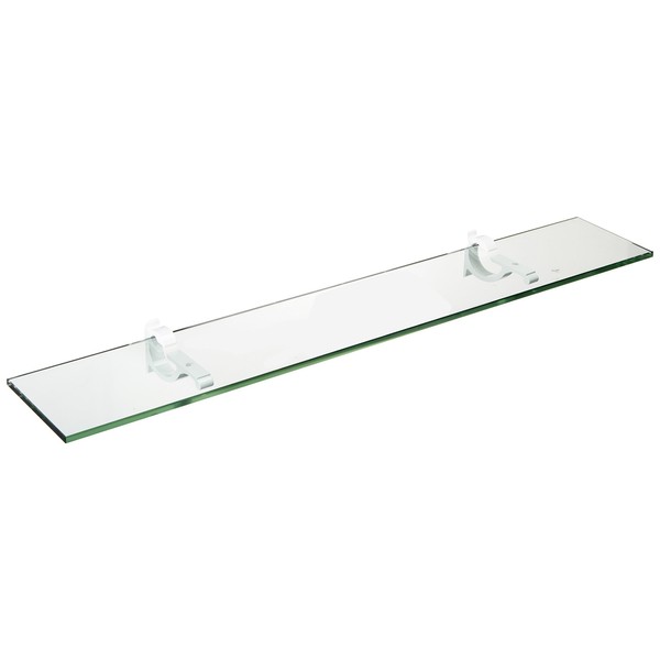 Spancraft Glass Monarch Glass Shelf, White, 12 x 48