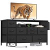 YITAHOME TV Stand with Charging Station, Dresser TV Stand for
