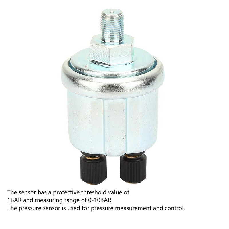 Pressure Sensor 1/8 NPTF Oil Pressure Sensor Car Double Thread