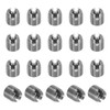 PATIKIL Self-Tapping Threaded Inserts, 20 Pcs M3 x M5 x