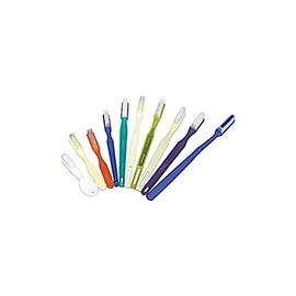 Dukal DUK TB30 Dawnmist Toothbrush, 30 Tuft, Ivory Handle, Clear Polypropylene Bristles (Pack of 1440)