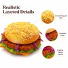 Artificial HamburgerRealistic Fake Food Display Faux Burger Bread Model for