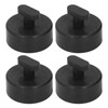 4PCS Jack Pad Anti Bending Sturdy Rubber Floor Heavy Duty
