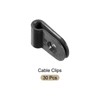 Rebower 30pcs R Type Cable Clips Wire Management Clamp for