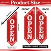 Jetec Open Feather Flag Wall-mounted Flag for Business Open Banner