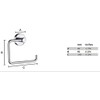 Smedbo HK341 "Home" Toilet Roll Holder, Polished Chrome, Silver, 14