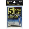 SASAME TG001 Kinraku Six Sided Tungsten Sinker, 0.2 oz (5