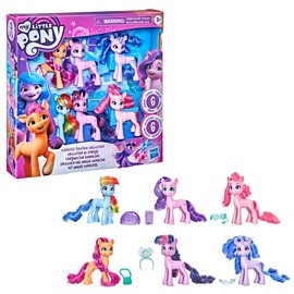 Hasbro My Little Pony: A New Generation Favorites Together Collection Toy - 6 Figures from Movie and My Little Pony: Friendship is Magic