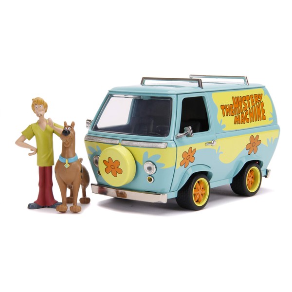SCOOBY DOO MYSTERY MACHINE 1:24 SCALE DIE-CAST REPLICA WITH SCOOBY