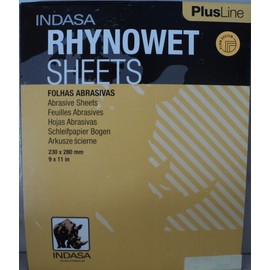 Indasa     9 x 11  100 Grit Wet/Dry Sandpaper  50 Sheets   # 1-100