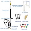 janz 24 FT, Aluminum Telescoping Pressure Washer Wand with 2